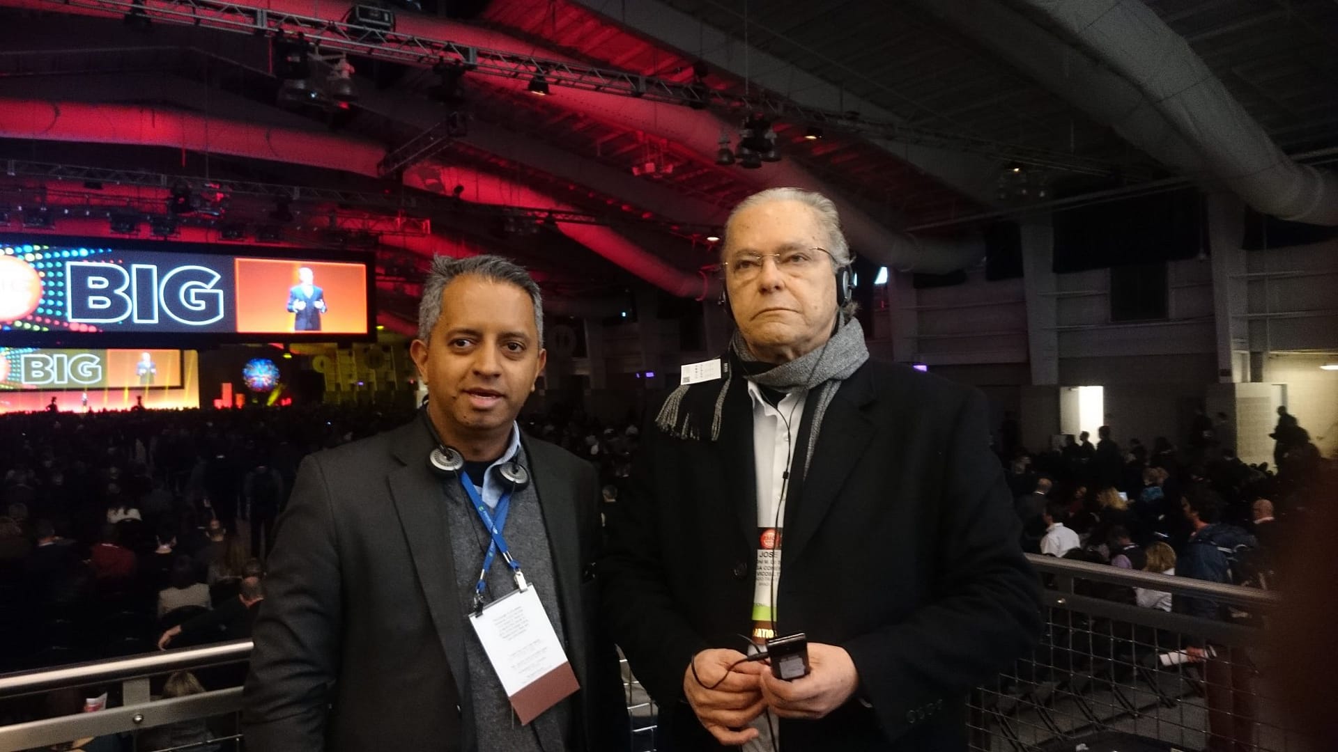 Paulo Junior, CEO da PJI Consulting, e Dr. Marconi Medeiros, Presidente da Fecomercio PB durante a NRF 2017
